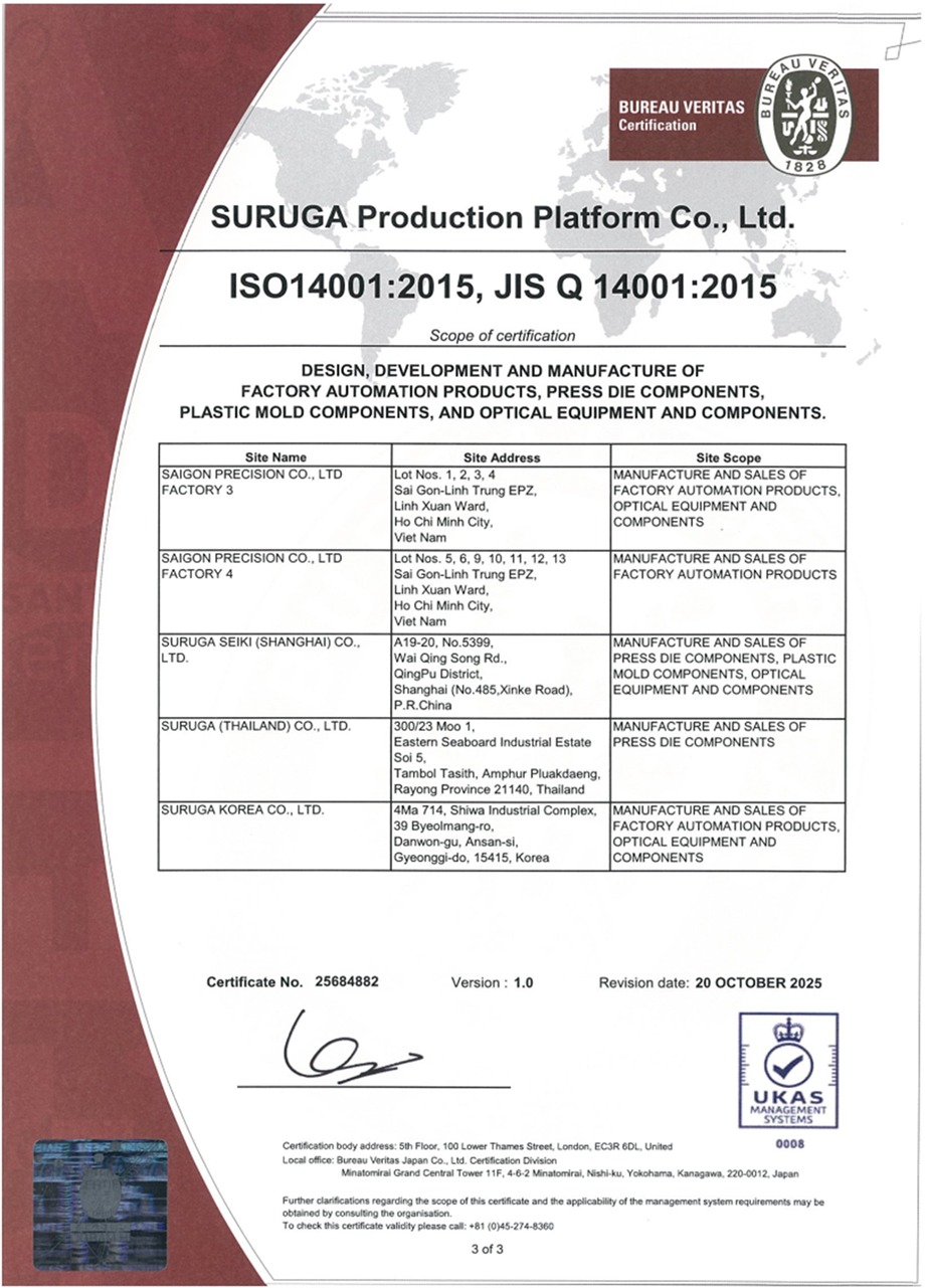 Chứng nhận ISO 14001:2015